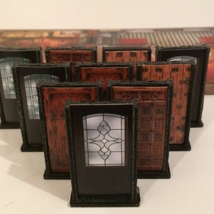 Mansions of Madness 2e Board game set of 10 Doors - Tabletop RPG