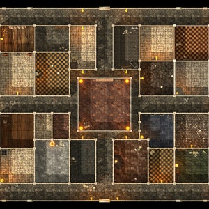 Heroquest Digital 3D Gameboard - Double Corridors - Print Your Own - Etsy