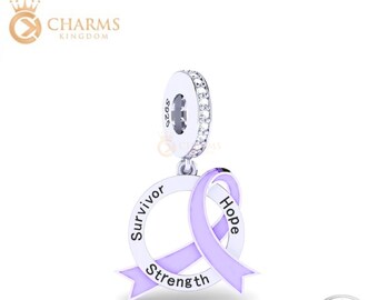 AWARENESS RIBBON_Bead for Euro Charm Bracelet_Survivor Fighter Cancer Autism_O11 AWARENESS RIBBON_Bead for Euro Charm Bracelet_Survivor Fighter Cancer Autism_O11