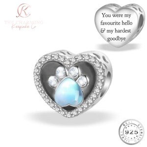 Chamilia paw print charm online