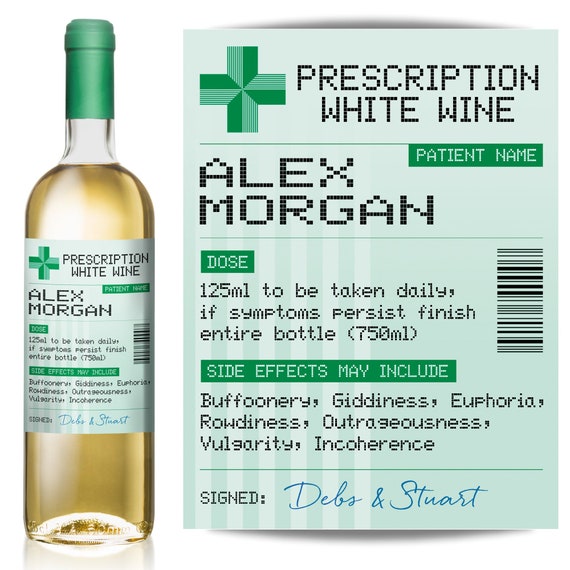 PARTY PERSONALISED VODKA WEDDING GIN PRESCRIPTION BOTTLE LABEL BIRTHDAY PARTY PERSONALISED VODKA WEDDING GIN PRESCRIPTION BOTTLE LABEL BIRTHDAY