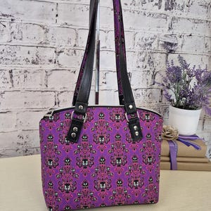 Haunted Wallpaper Classic Domed Handbag