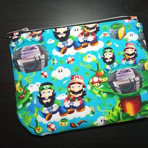 Super High Bros. Mini Zippered Pouch