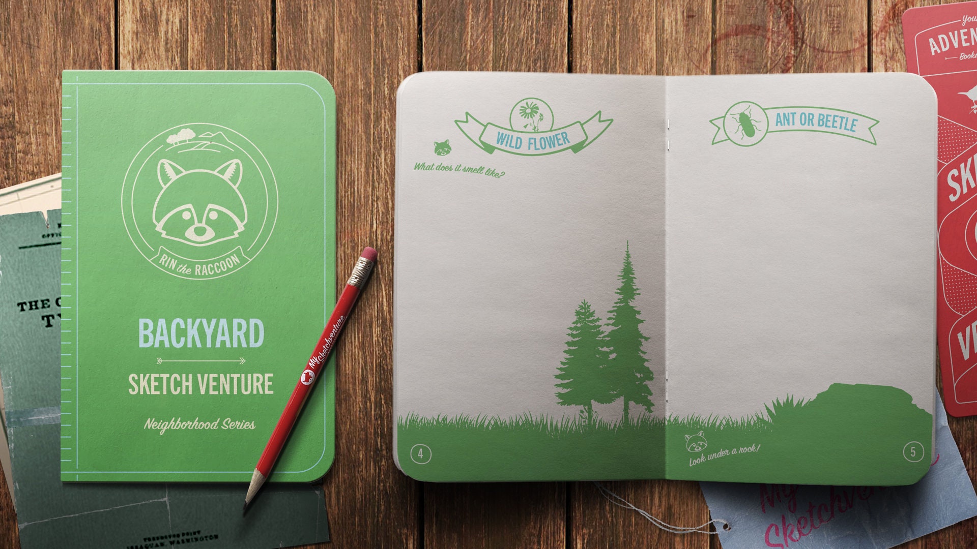 Kids Nature Journal Sketchbook - Backyard Adventure Book Guides ...