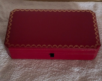 Vintage Cartier Watch Box COWA0043 Heavy Presentation Case With