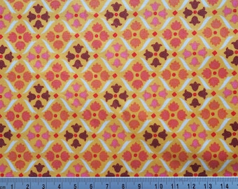 geometric pattern, yellow, fabric, cotton