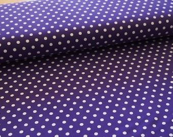 Jersey, white, violet, purple, dots, polka dots