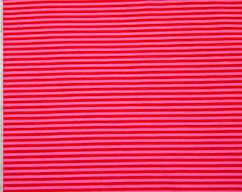 Jersey, stripes, pink, pink, 3 mm, striped,