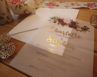 Vellum Wedding Invitations 6