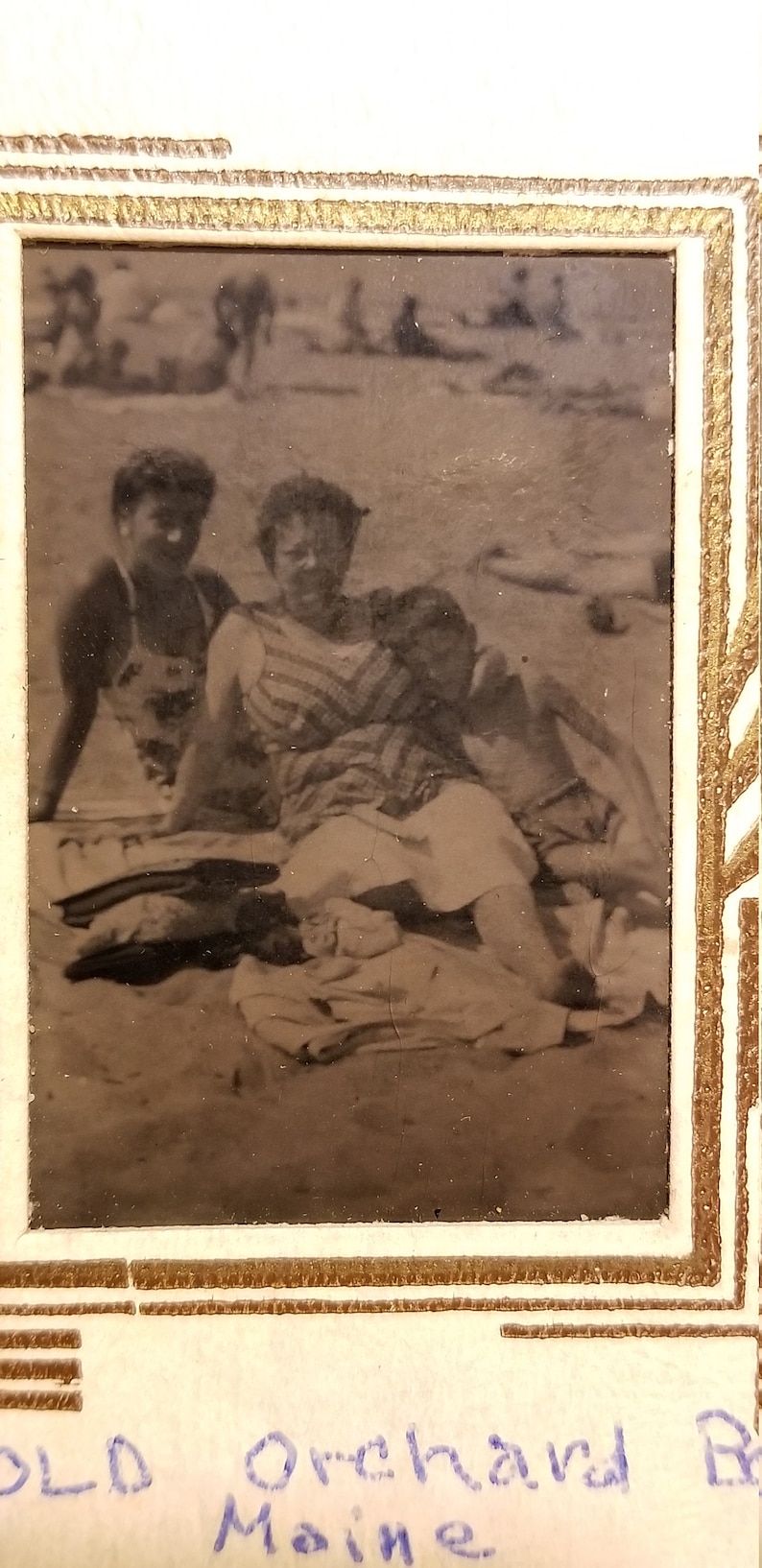 old ORCHARD BEACH MAINE 1945 ww2 vintage photography
