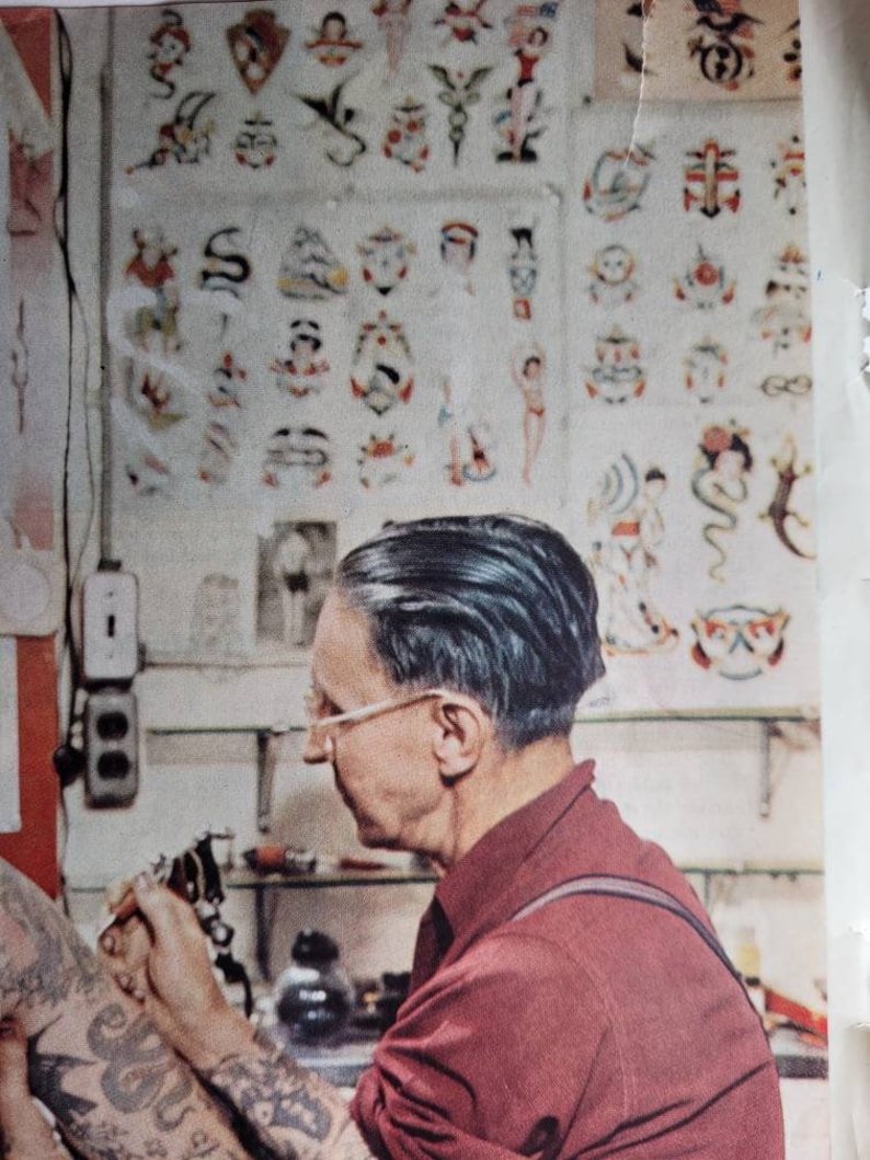 1950/'s ART TATTOO MAN