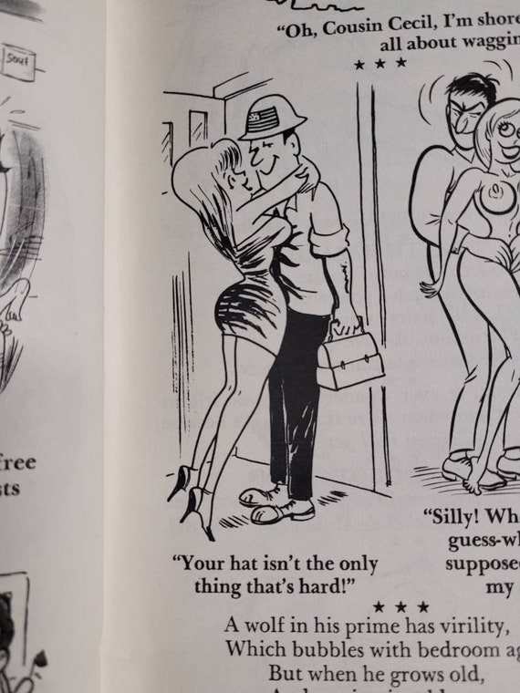 570px x 760px - Rare Vintage SEXY CARTOONS JOKES Rauchy Rude Dirty Funny Adult - Etsy Canada