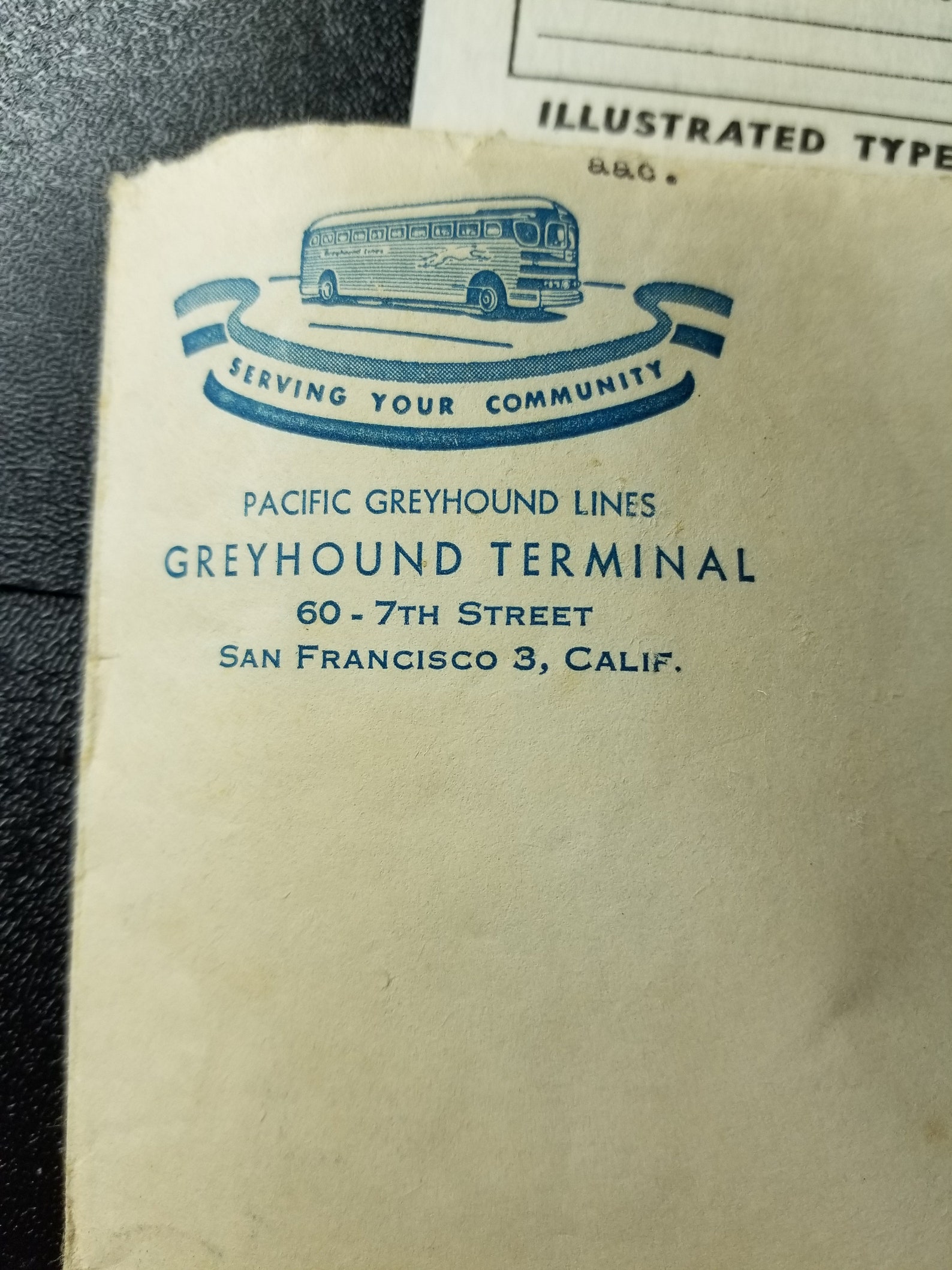 1951 Lost LUGGAGE on GREYHOUND Bus LETTER Etsy