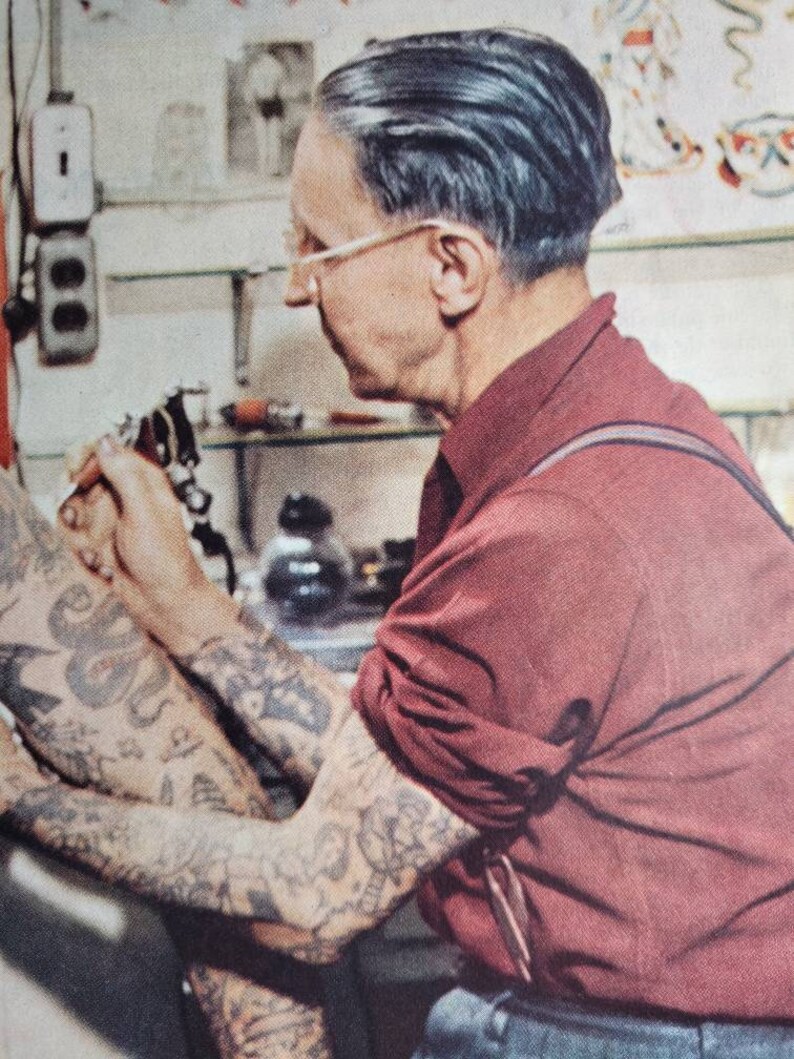 1950/'s ART TATTOO MAN