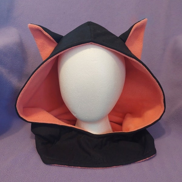 Black Cat Hooded Cowl