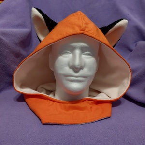 Fox Hooded Cowl Medium Adult