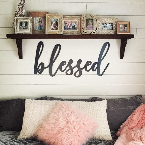 Metal Blessed Sign | Large Blessed Sign | Steel Blessed Sign | Small Blessed Sign | Blessed Sign