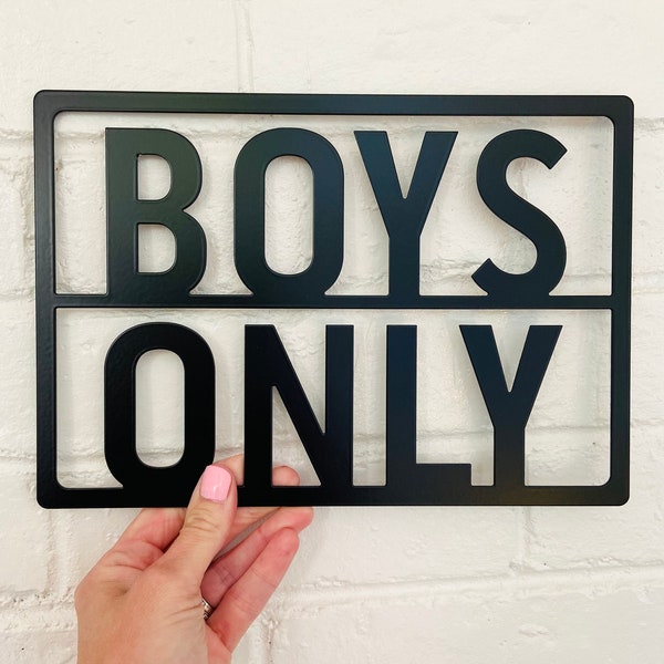 Boys Only - Etsy