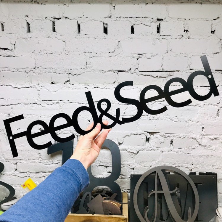 Small Metal words Custom Metal Words Steel Words Metal Etsy