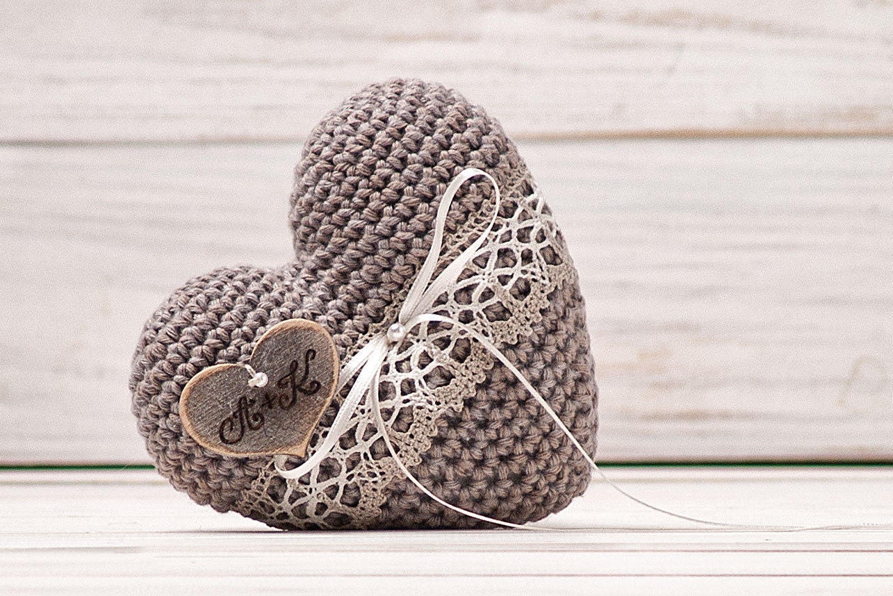 Wedding Ring Pillow Holder Personalized Ring Bearer Wedding Ceremony