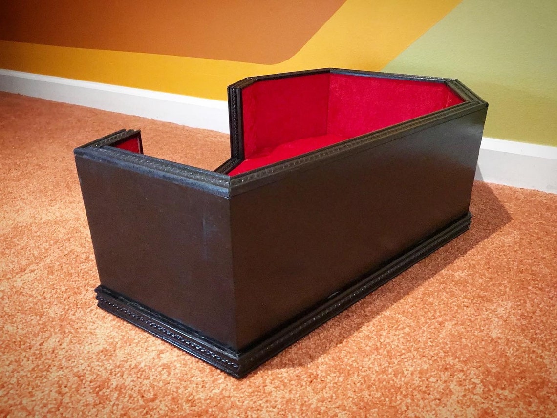 Coffin Pet Bed Etsy