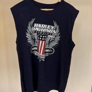 Vintage Harley Davidson Muscle Tank