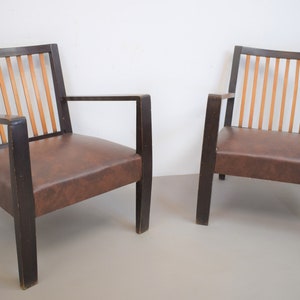 Italian Armchairs, 1940s, Set of 2