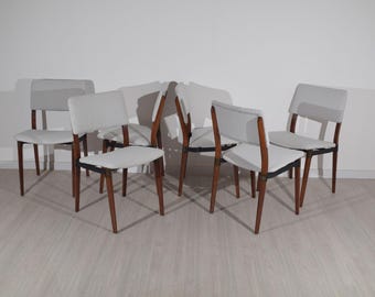 Conjunto de 6 sillas - Eugenio Gerli y Osvaldo Borsani para Tecno