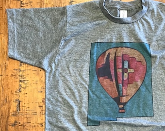 Hot Air Ballooning T-Shirt, Soft Breathable Wicking Modern Fit Shirt, New Mexico Hot Air Balloon Fiesta, Shop Small