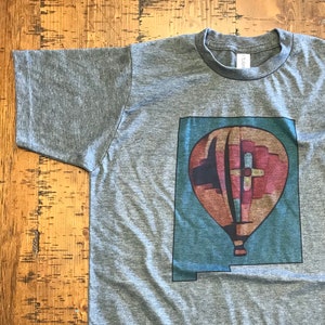 Hot Air Ballooning T-Shirt, Soft Breathable Wicking Modern Fit Shirt, New Mexico Hot Air Balloon Fiesta, Shop Small