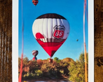 Splash and Dash, Balloon Fiesta Decor, Art Print, Archival, Giclee, Wall Art, Albuquerque, New Mexico Photography, Wall Decor