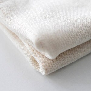 Nawrap Organic Cotton Face Towel, Ivory image 2