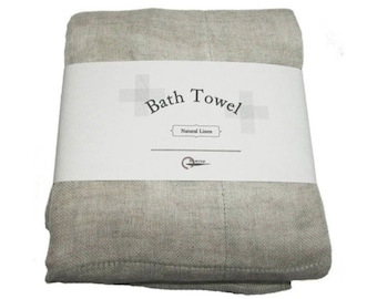 Nawrap Natural Linen Bath Towel