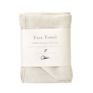 Nawrap Organic Cotton Face Towel, Ivory