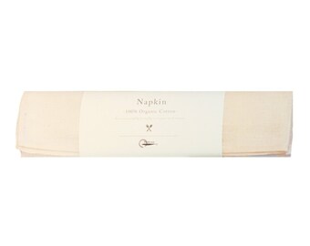 Nawrap 100% Organic Cotton Napkin, Ivory