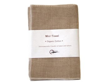 Nawrap Organic Cotton Mini Towel, Brown