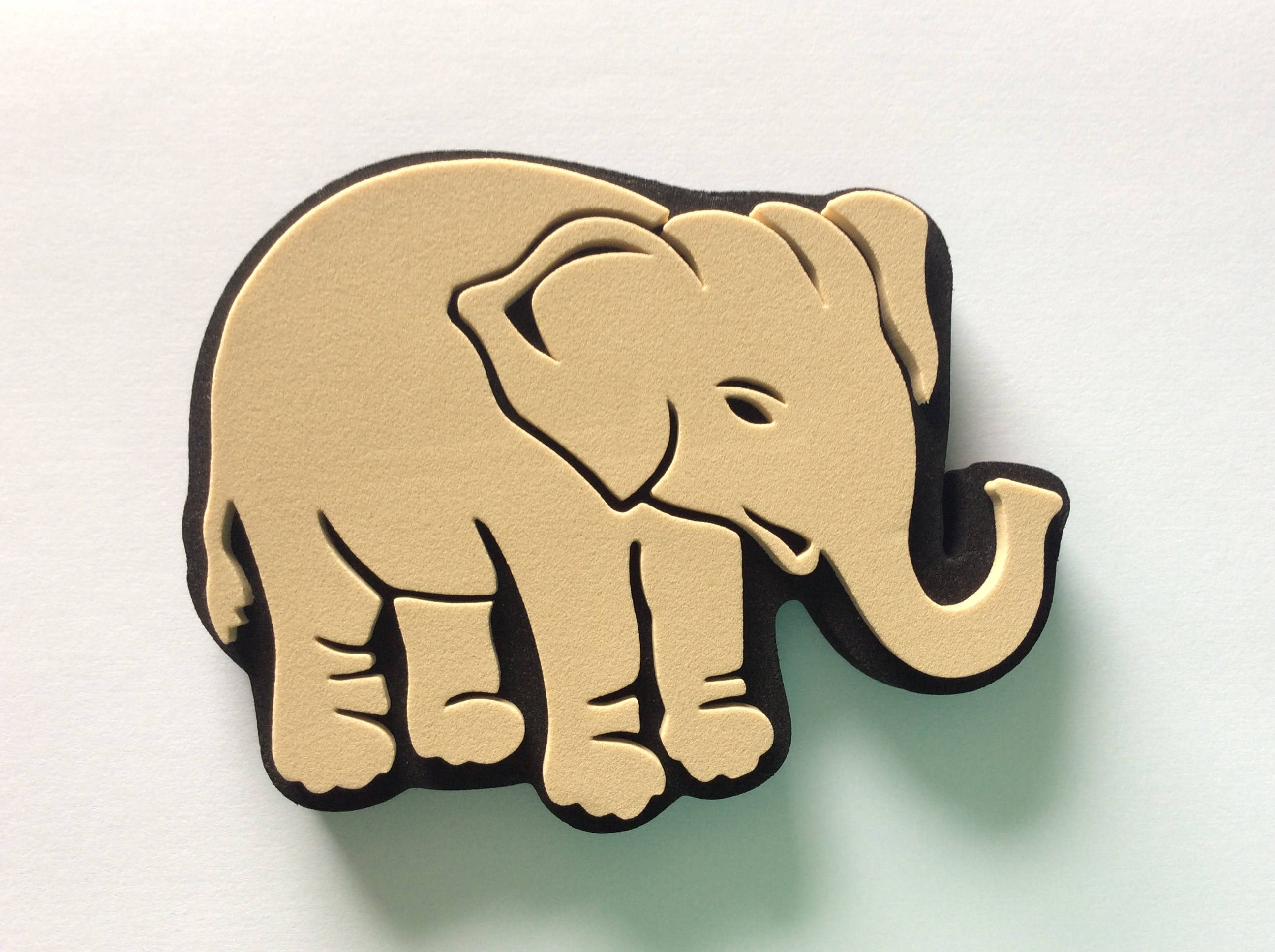 Large Elephant Stamp Etsy