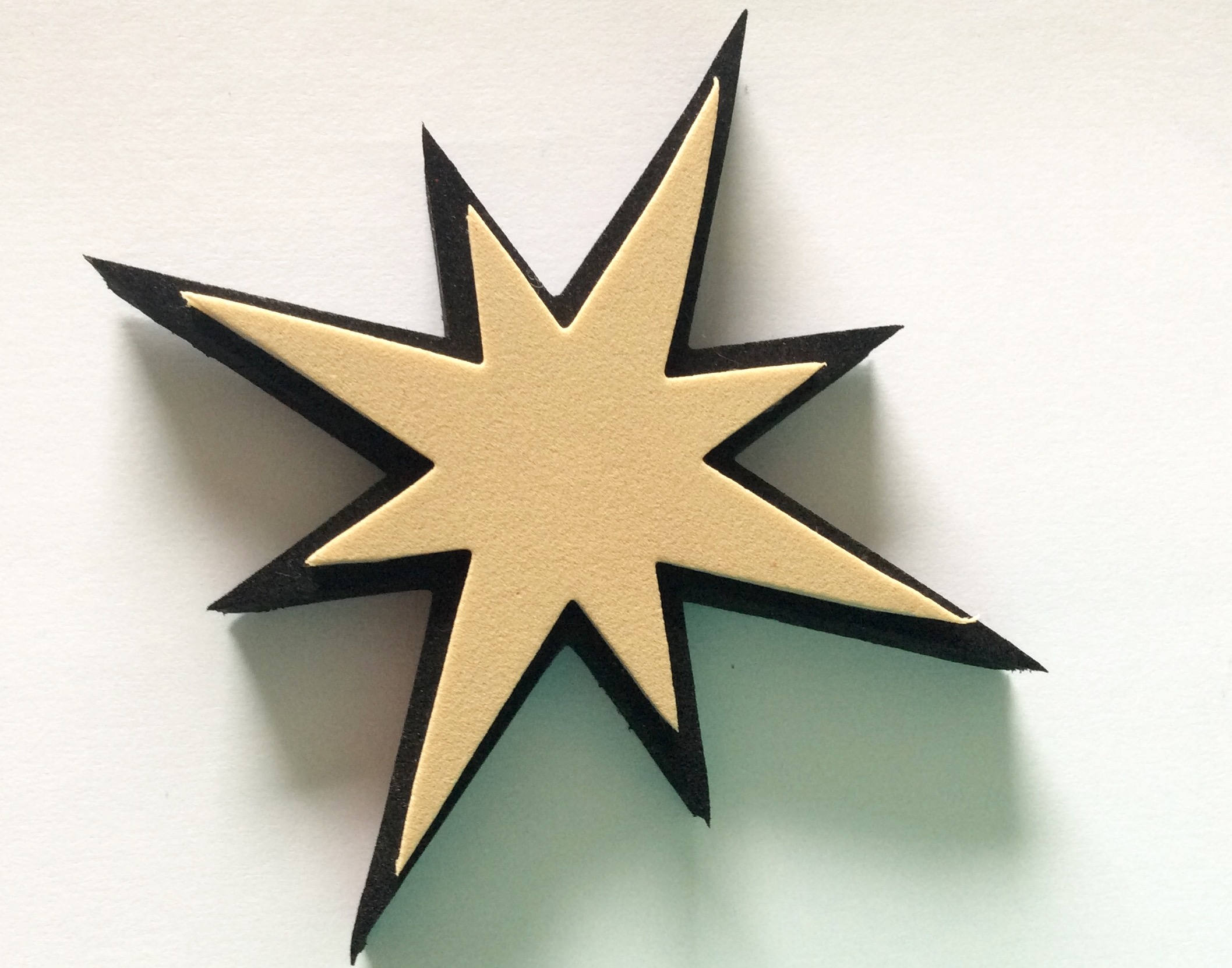 Large FOAM STAR STAMP Christmas / wall decor / fabric / Etsy