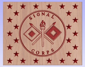 US Army Signal Corps Branch Insignia Vector Files dxf eps svg | Etsy