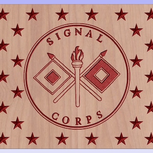 Arquivo SVG da Bandeira do Corpo de Sinalização do Exército dos EUA | Arquivo de Corte da Bandeira Militar Americana | Download Instantâneo