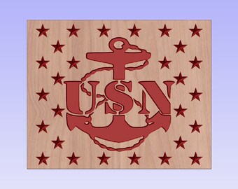 Navy Union Flag Vcarve File (CRV Digital File)
