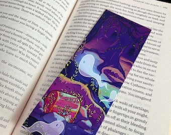 Ghost Bookmark | cute spooky illustrated bookmark