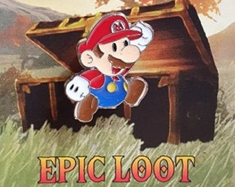 Paper Mario enamel pin badge