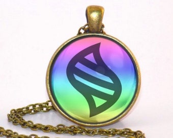 手作りのポケモンメガストーンブロンズスタイルのペンダント