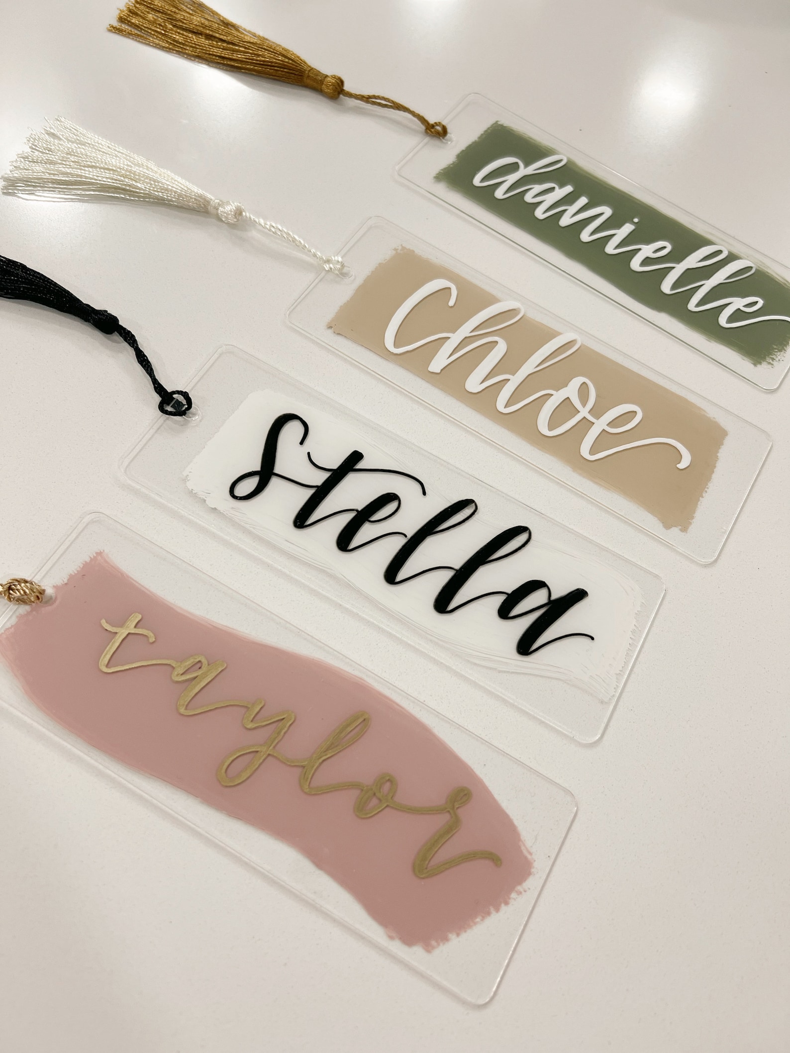 Name Bookmark Customized Acrylic Etsy