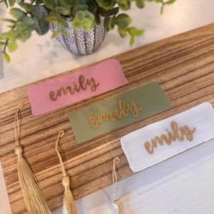 Name Bookmark | Customized | Acrylic