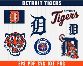 Detroit tigers svg | Etsy