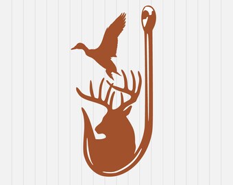 Download Duck Deer and Hook in Svg eps dxf Ai and PNG Format for