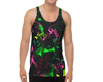 Neon Vapors Unisex Tank Top, Rave Top, Festival Outfit