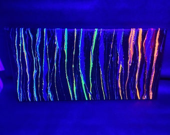 10x20 inch Rainbow Black Light Canvas Painting